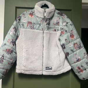 Haunted mansion puffer jacket